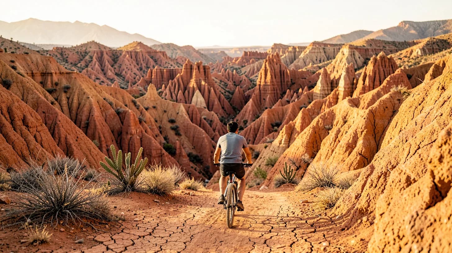The Tatacoa desert by bike